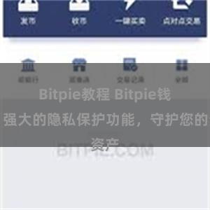 Bitpie教程 Bitpie钱包：强大的隐私保护功能，守护您的资产