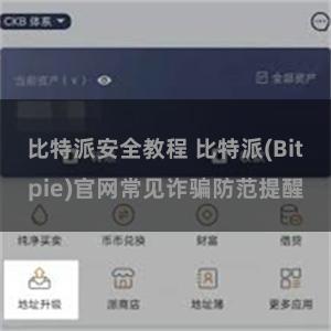 比特派安全教程 比特派(Bitpie)官网常见诈骗防范提醒