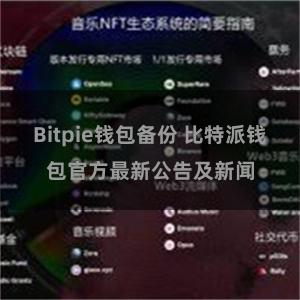 Bitpie钱包备份 比特派钱包官方最新公告及新闻